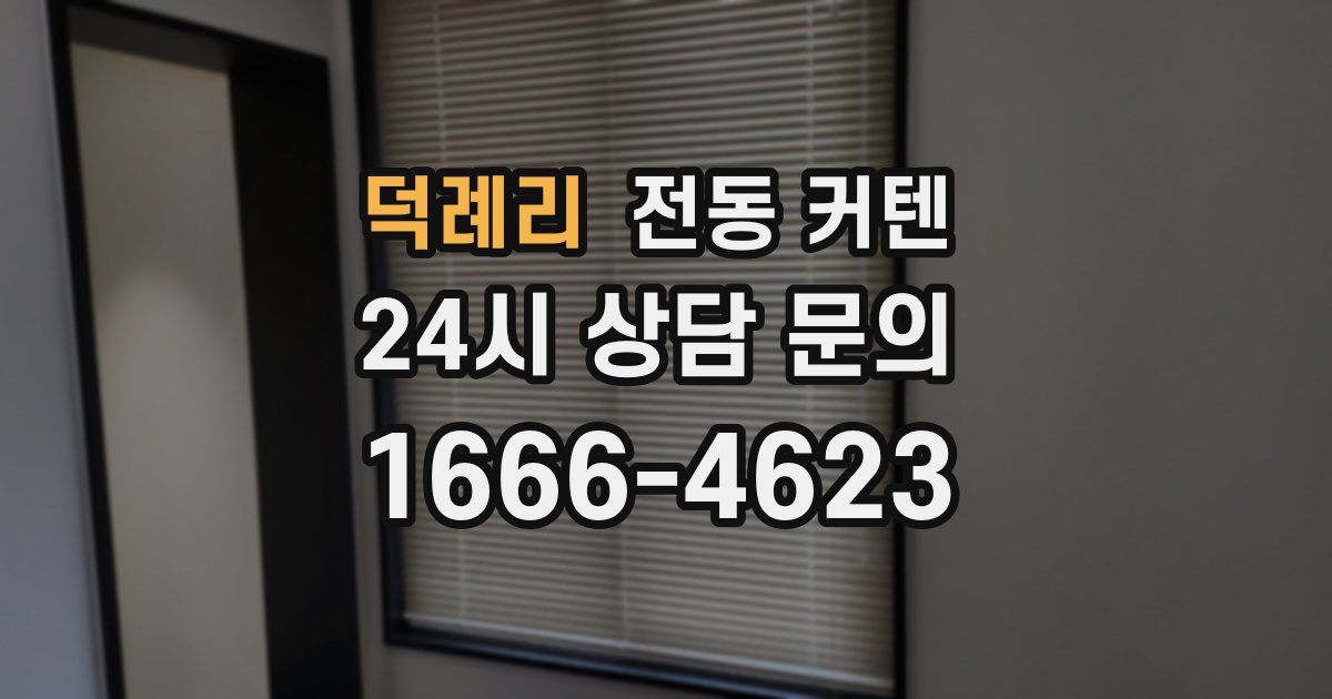 덕례리 전동 커텐
