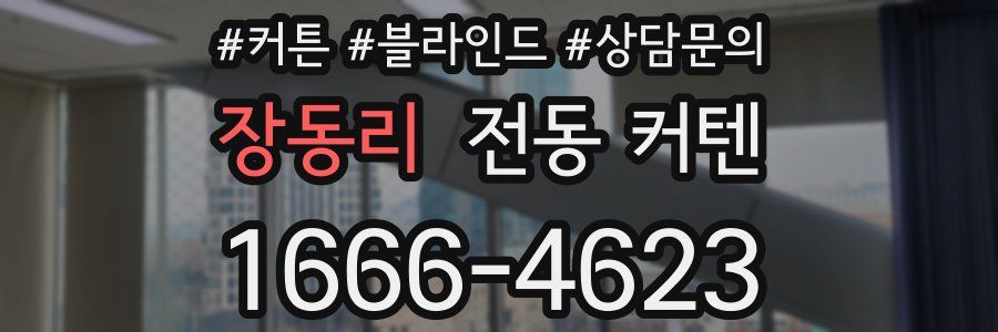 장동리 전동 커텐