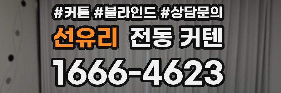 선유리 전동 커텐