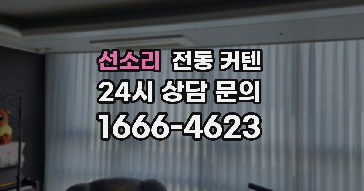 선소리 전동 커텐