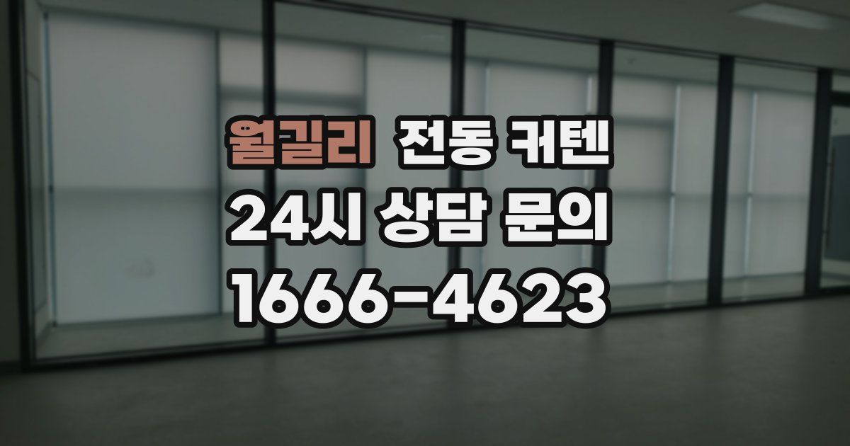 월길리 전동 커텐