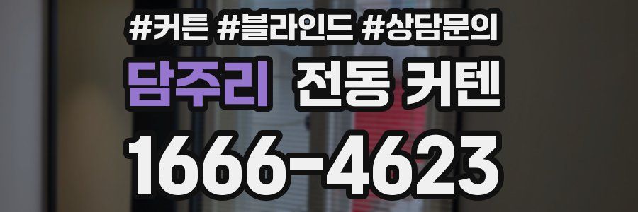 담주리 전동 커텐