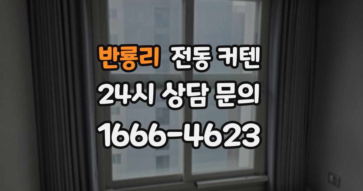 반룡리 전동 커텐