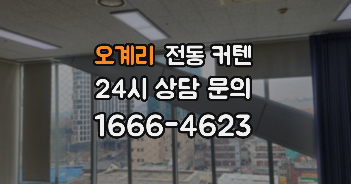 오계리 전동 커텐