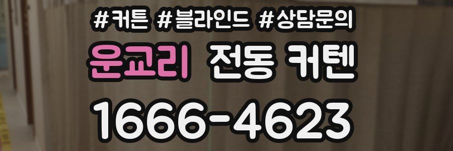 운교리 전동 커텐