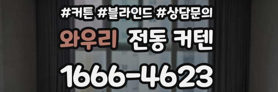 와우리 전동 커텐