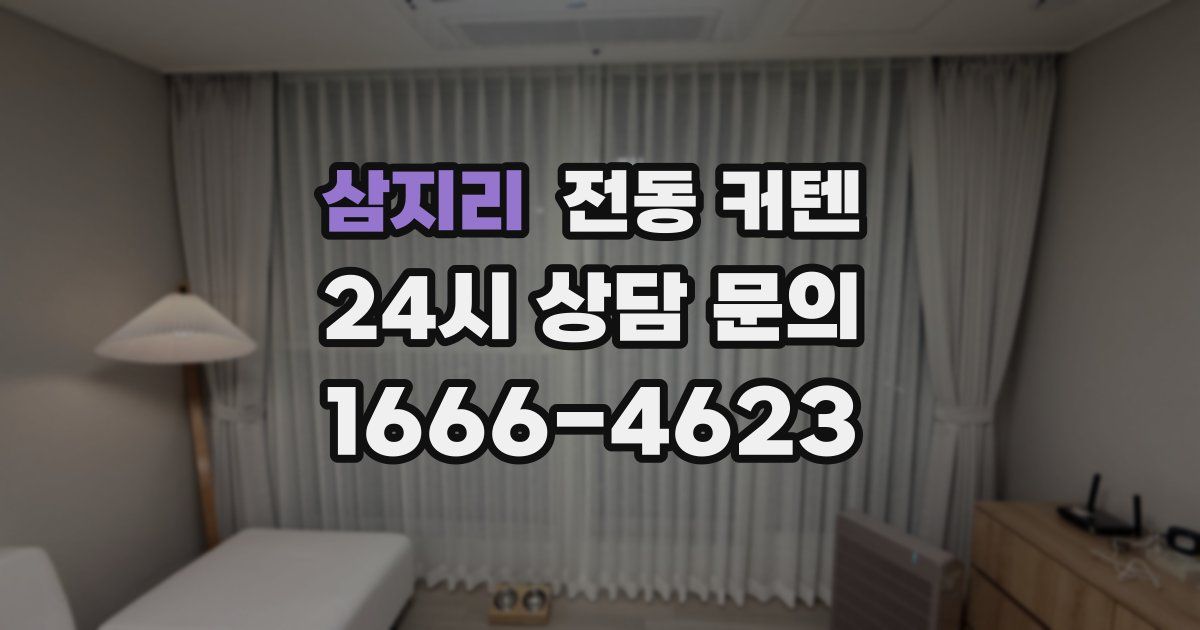 삼지리 전동 커텐