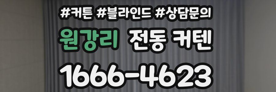원강리 전동 커텐