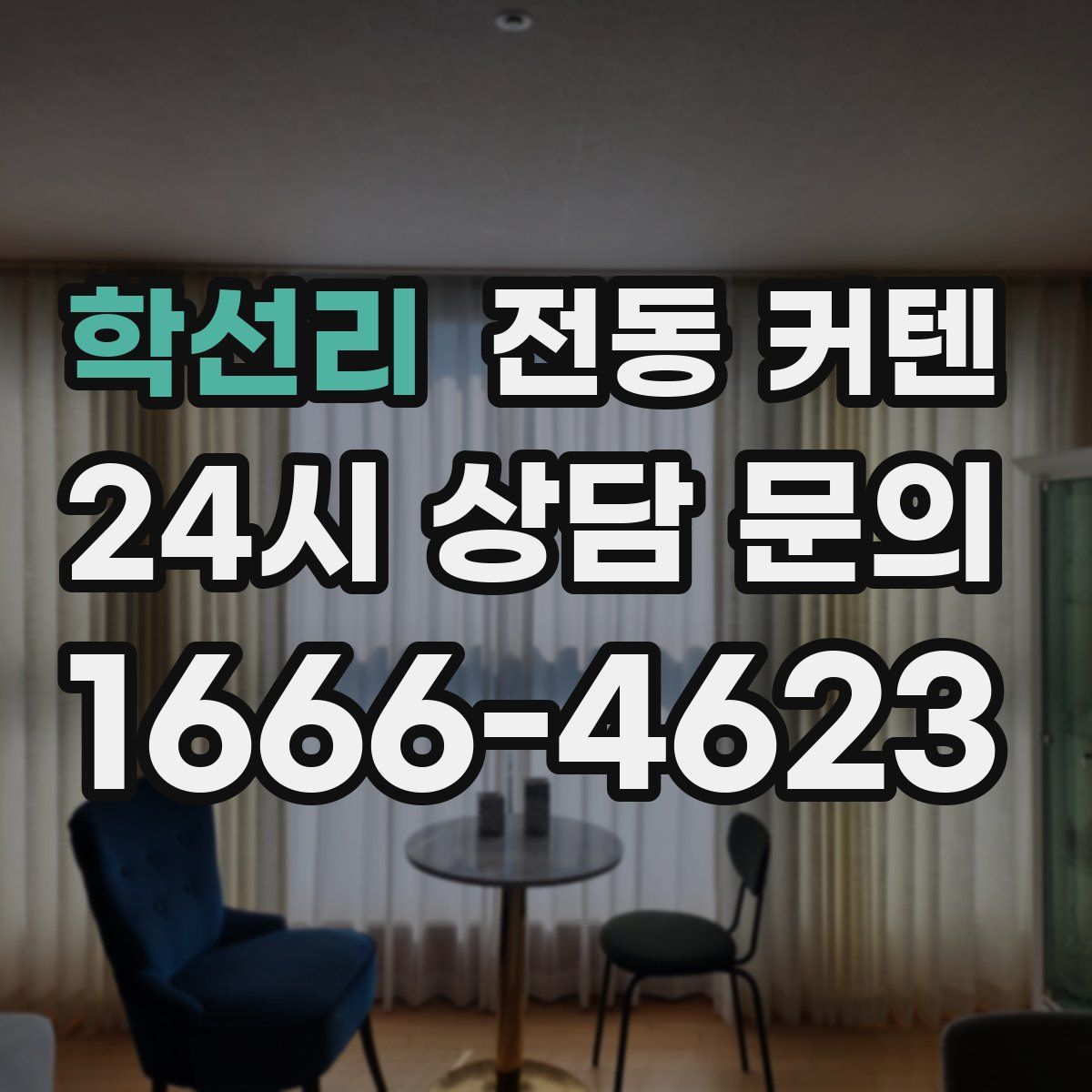 학선리 전동 커텐