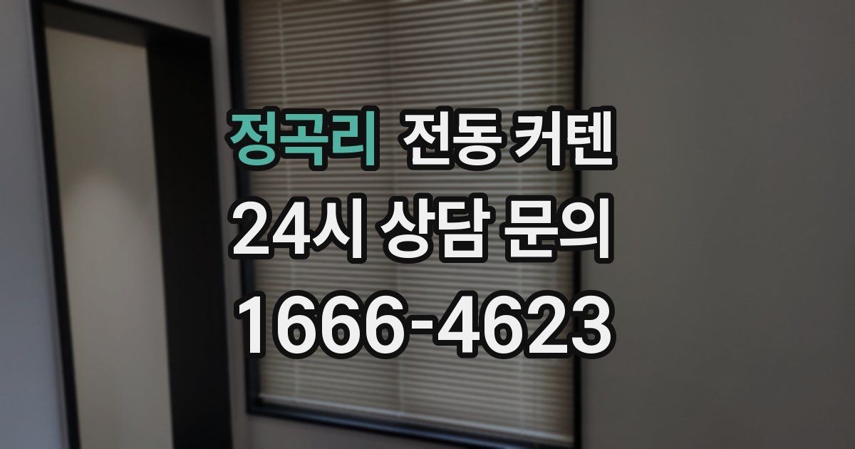 정곡리 전동 커텐