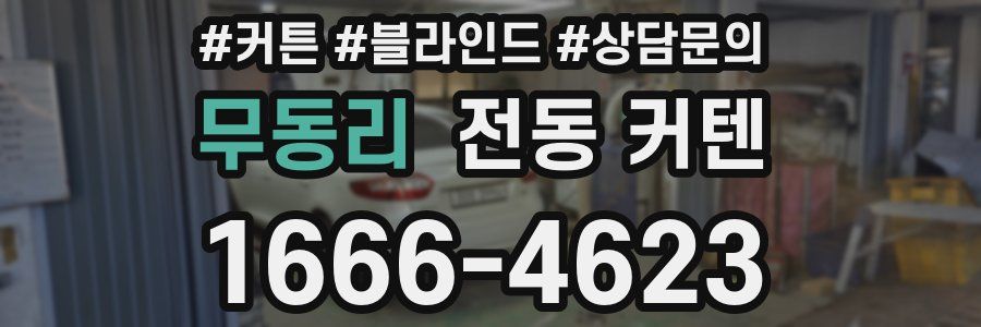 무동리 전동 커텐