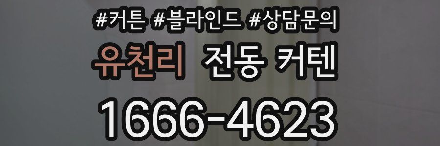 유천리 전동 커텐