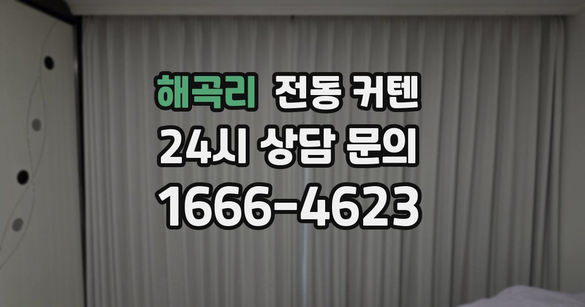 해곡리 전동 커텐