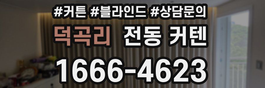 덕곡리 전동 커텐