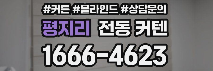 평지리 전동 커텐