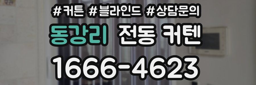 동강리 전동 커텐
