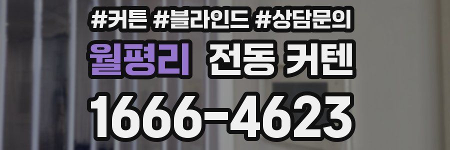 월평리 전동 커텐