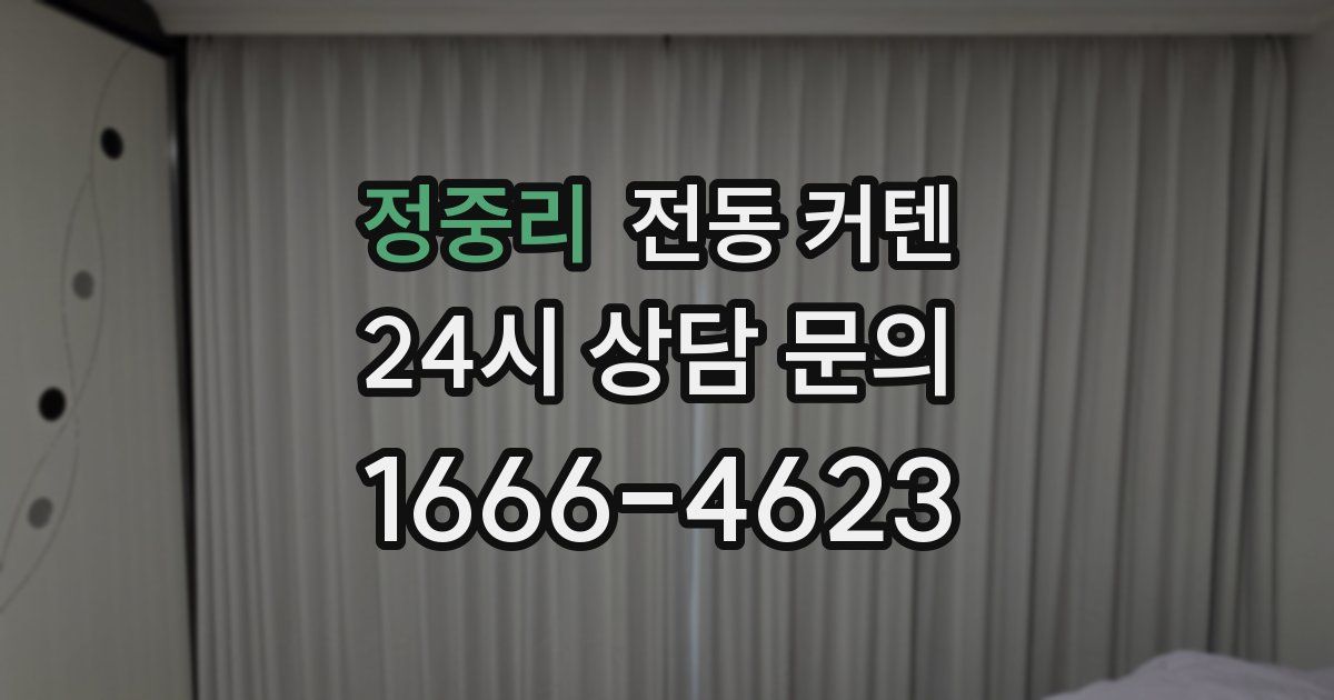 정중리 전동 커텐