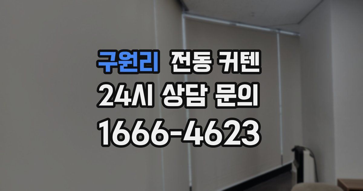 구원리 전동 커텐