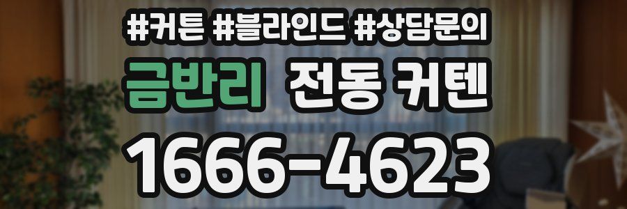 금반리 전동 커텐