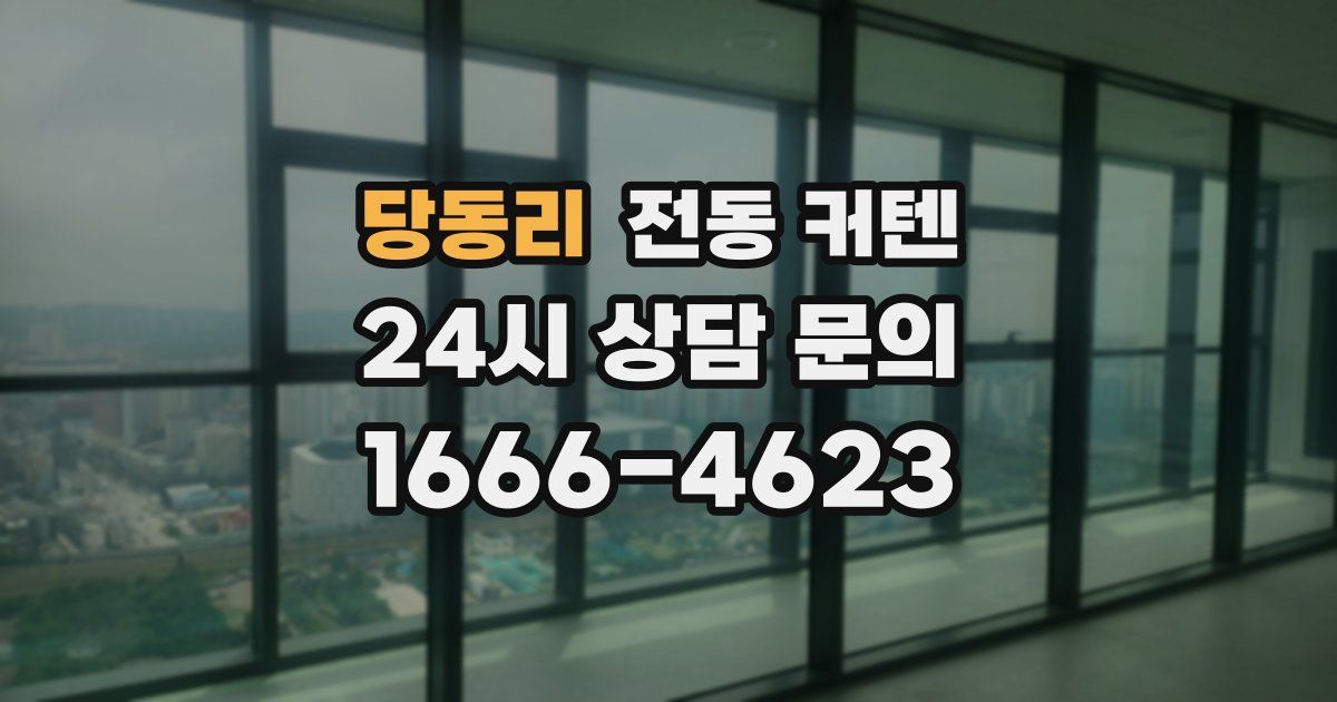 당동리 전동 커텐