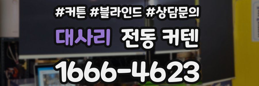 대사리 전동 커텐