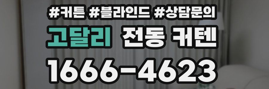 고달리 전동 커텐