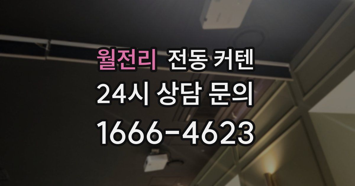 월전리 전동 커텐