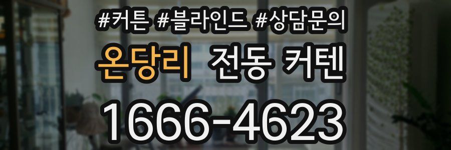 온당리 전동 커텐