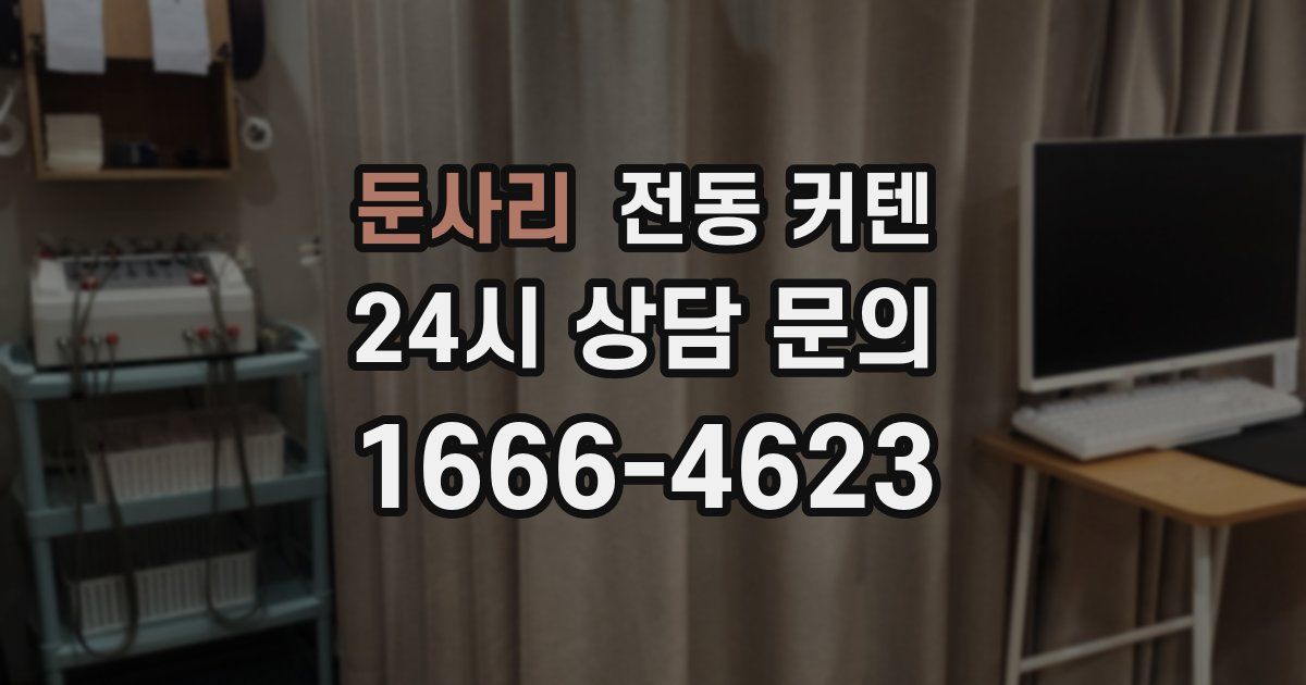 둔사리 전동 커텐