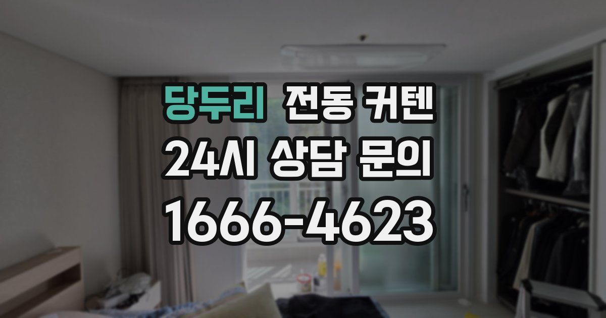 당두리 전동 커텐