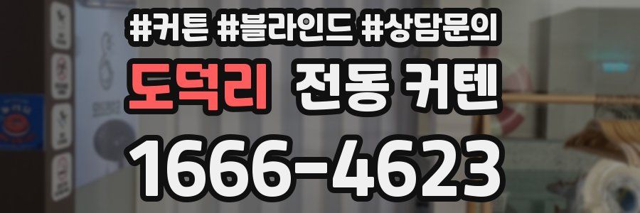도덕리 전동 커텐