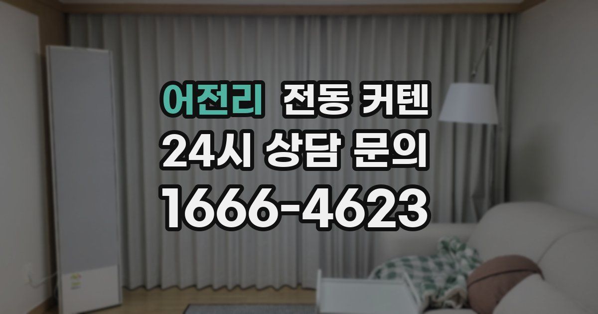 어전리 전동 커텐