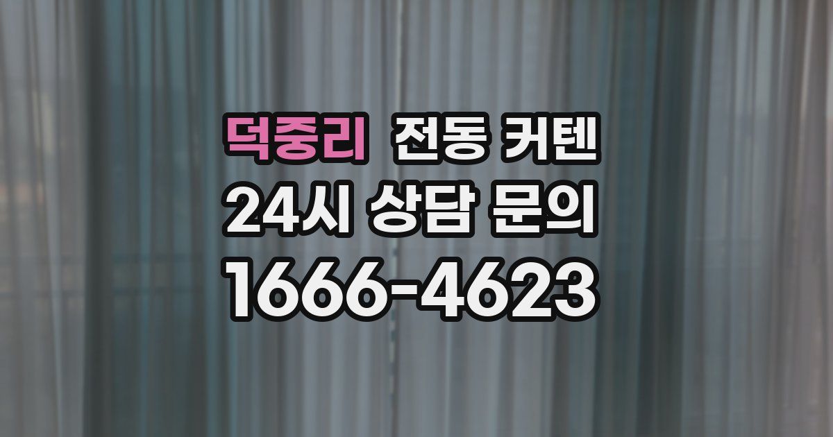덕중리 전동 커텐