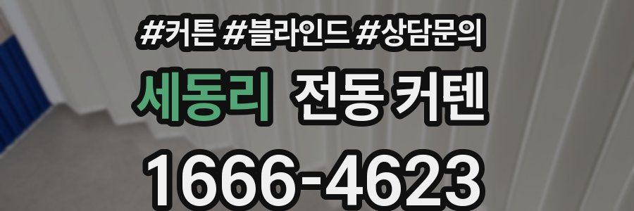 세동리 전동 커텐