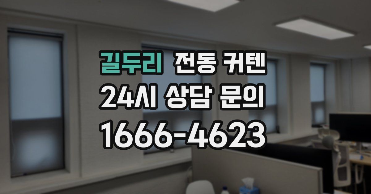 길두리 전동 커텐