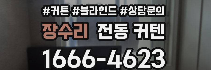 장수리 전동 커텐