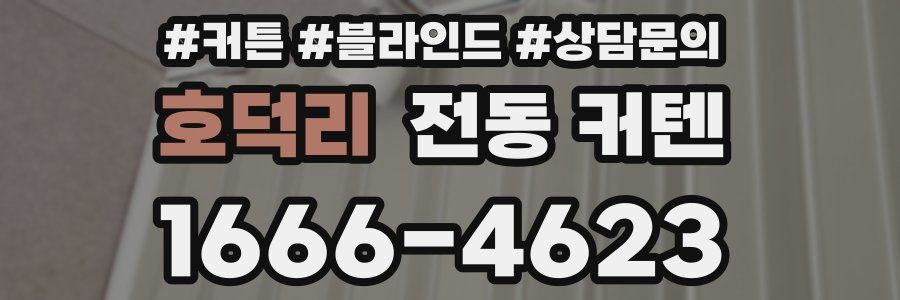 호덕리 전동 커텐