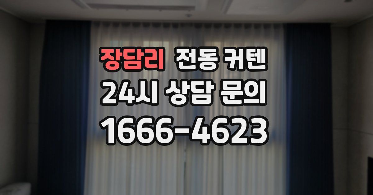 장담리 전동 커텐