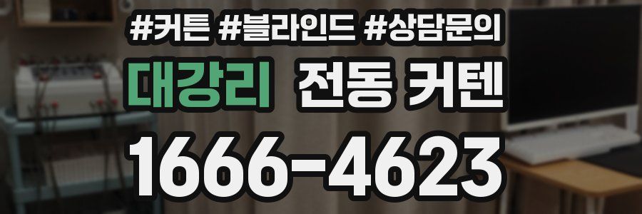 대강리 전동 커텐