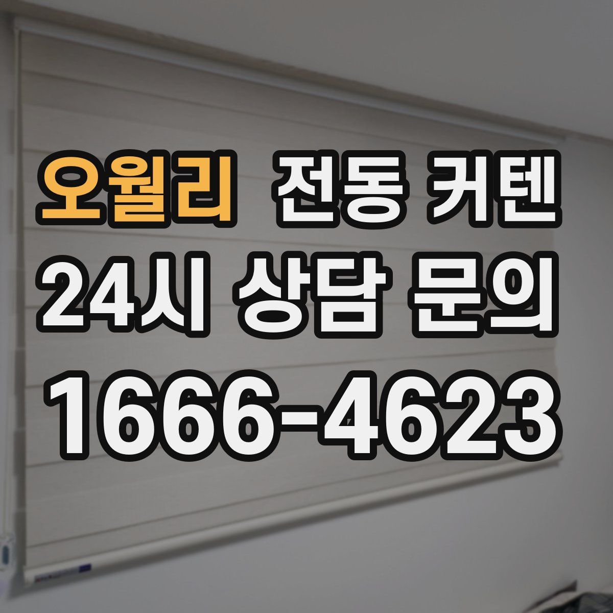 오월리 전동 커텐