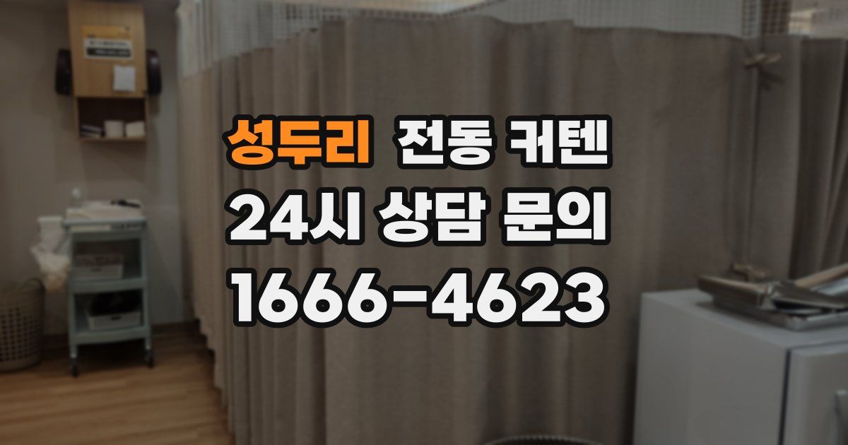 성두리 전동 커텐