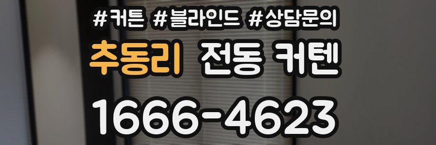 추동리 전동 커텐