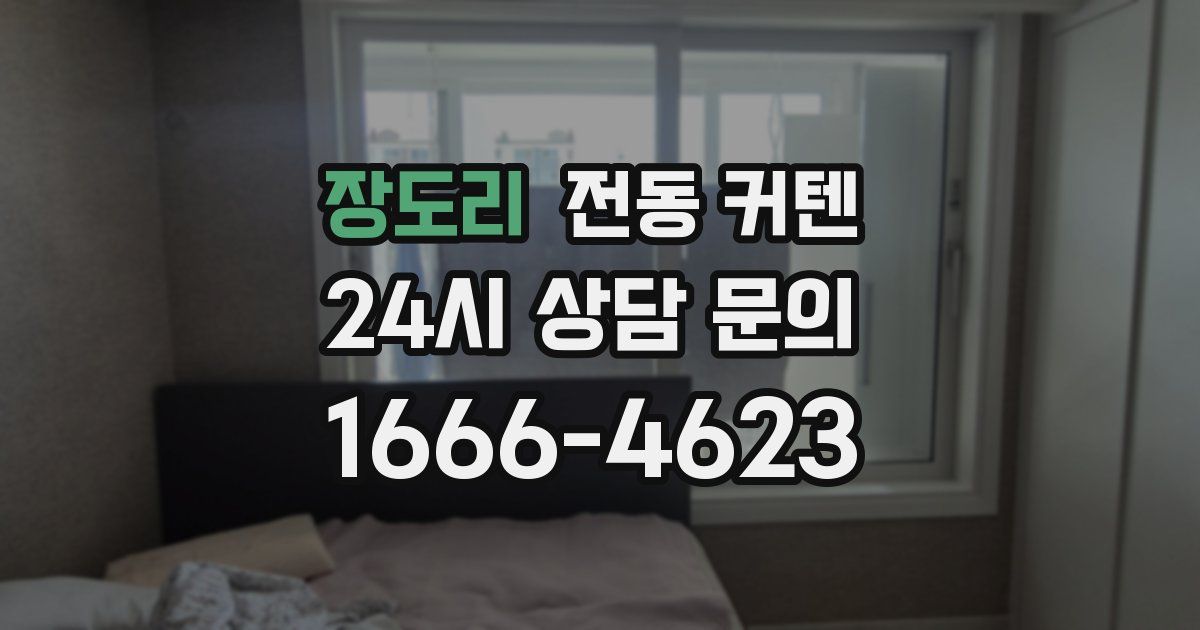 장도리 전동 커텐