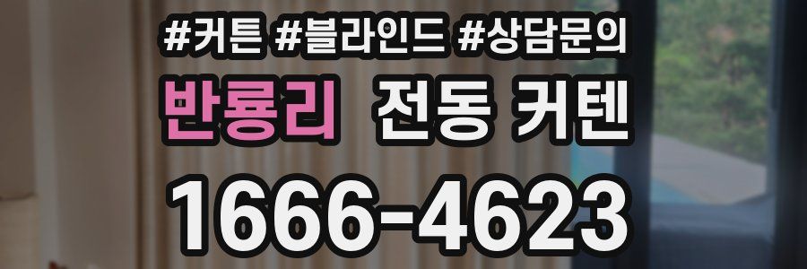 반룡리 전동 커텐