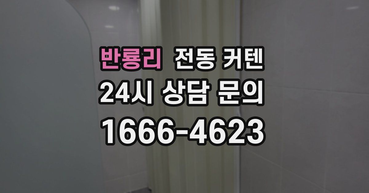 반룡리 전동 커텐