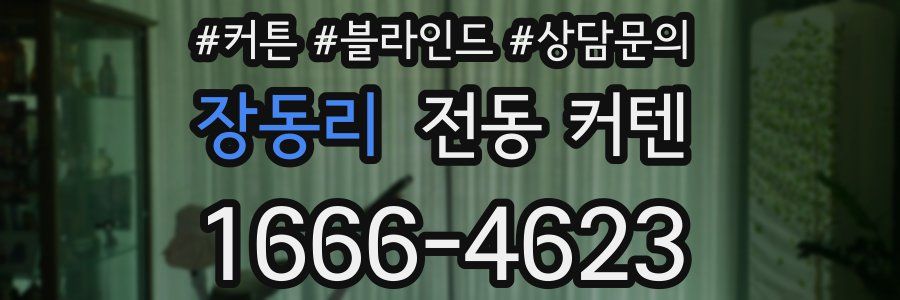 장동리 전동 커텐