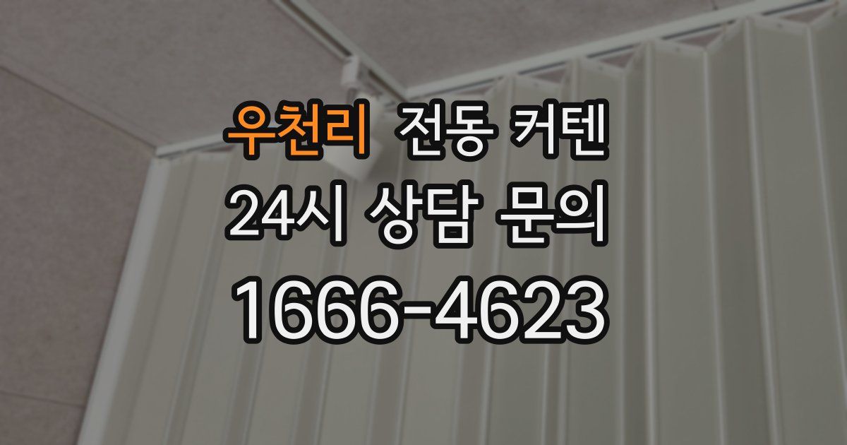 우천리 전동 커텐