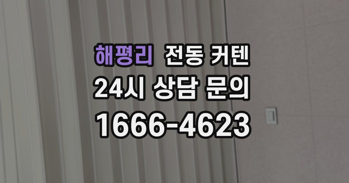 해평리 전동 커텐