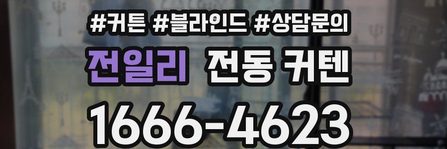 전일리 전동 커텐